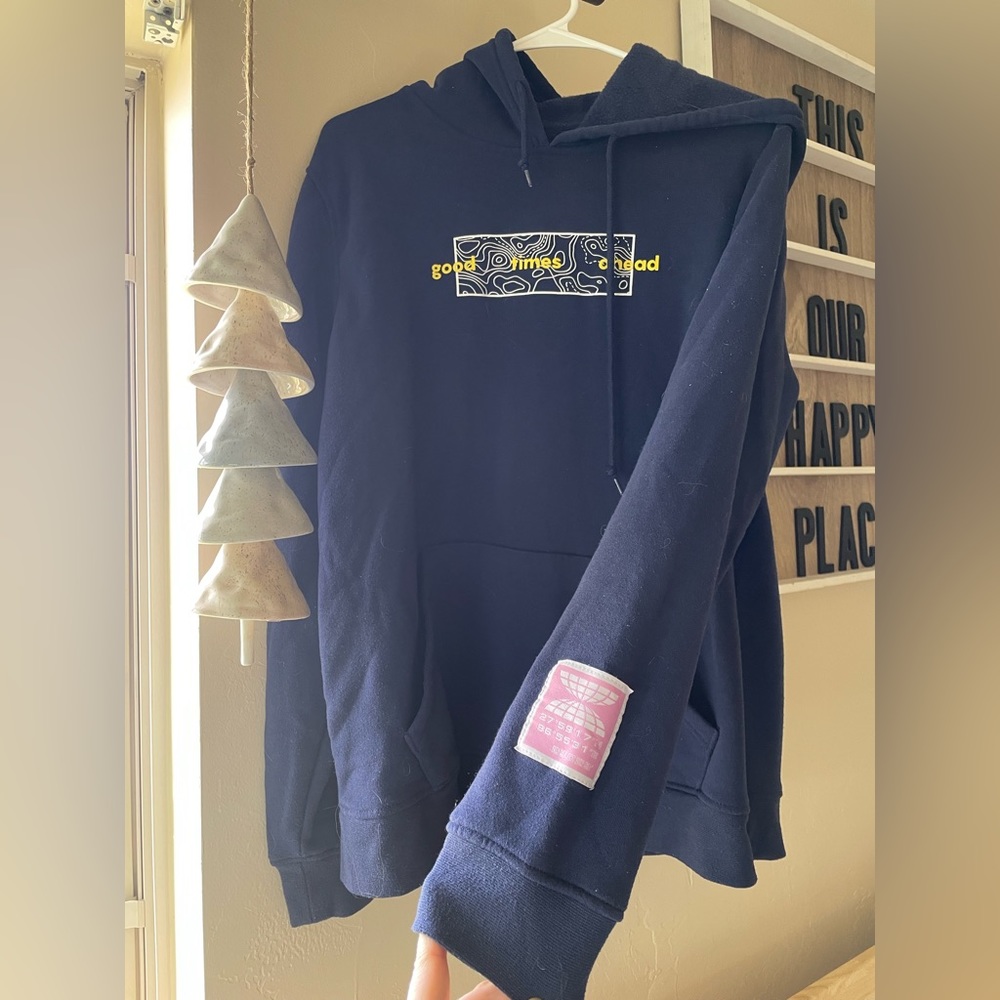 good times ahead graphic hoodie